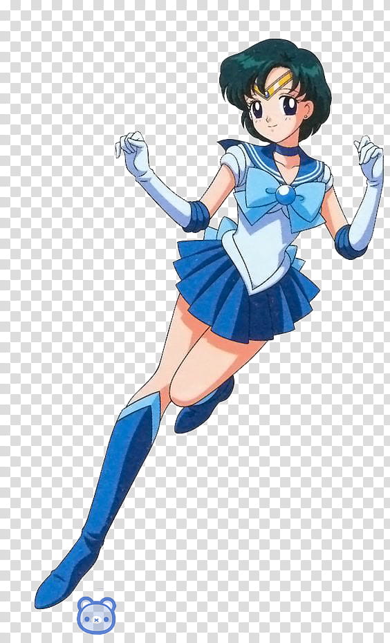 Sailor Mercury transparent background PNG clipart