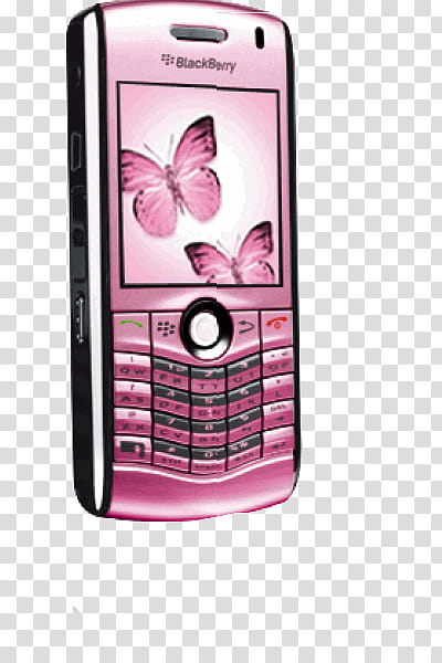 Celulares , pink and black Blackberry candybar phone transparent background PNG clipart