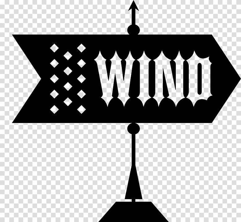 Wind, Weather Vane, Black, Logo, Wind Direction, Iron, Text, Line transparent background PNG clipart