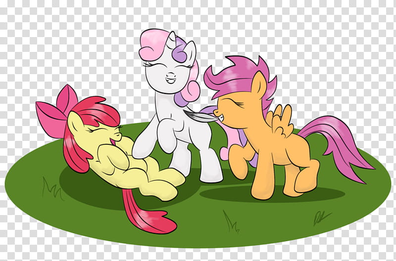 cutie mark crusader tickle monsters yay!, My Little Pony transparent background PNG clipart