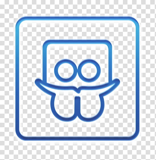 logo icon scribd icon share icon, Slideshare Icon, Social Icon, Line, Smile, Emoticon, Line Art, Square transparent background PNG clipart