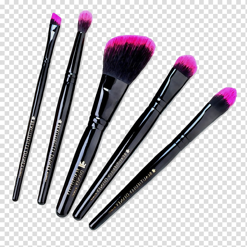 Makeup Brush, Makeup Brushes, Cosmetics, Eyebrow, Pink, Beauty, Eye Shadow, Purple transparent background PNG clipart