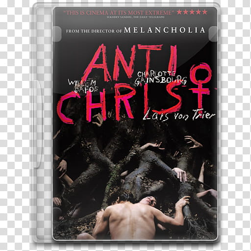 Movie Icon Mega , Antichrist, Anti Christ DVD case transparent background PNG clipart