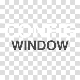 BASIC TEXTUAL, Config window text transparent background PNG clipart