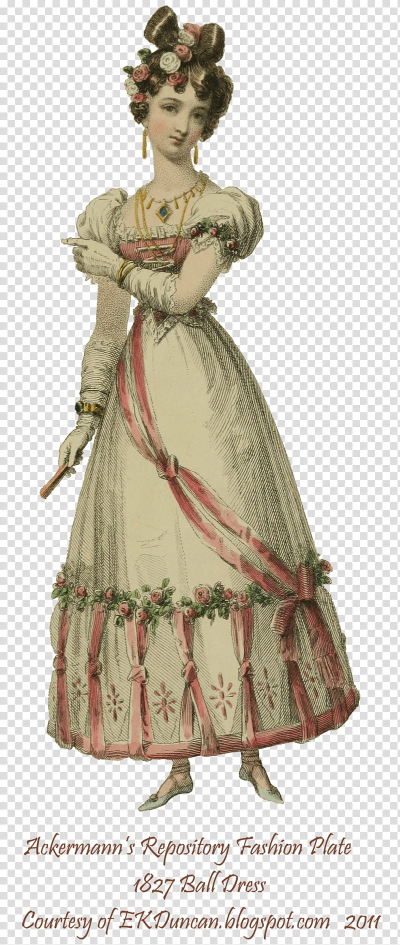 Regency Fashion  , woman in gown illustration transparent background PNG clipart