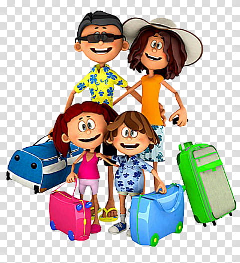 Drawing Of Family, Vacation, Travel, Summer Vacation, Document, Suitcase, Cartoon, Baggage transparent background PNG clipart