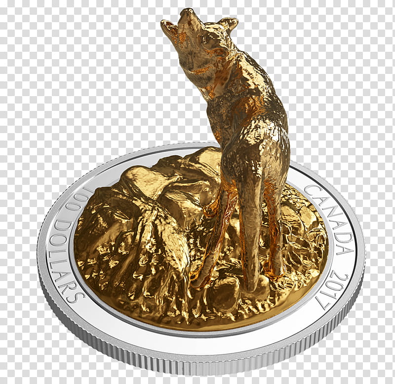Gold Coin, Canada, Central Federal District, Wolf, Silver Coin, Royal Mint, Internet Forum, Animal transparent background PNG clipart
