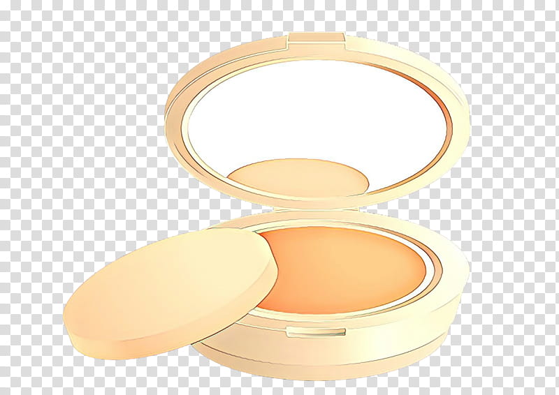 cosmetics skin face powder beige yellow, Cartoon, Beauty, Cheek, Peach transparent background PNG clipart