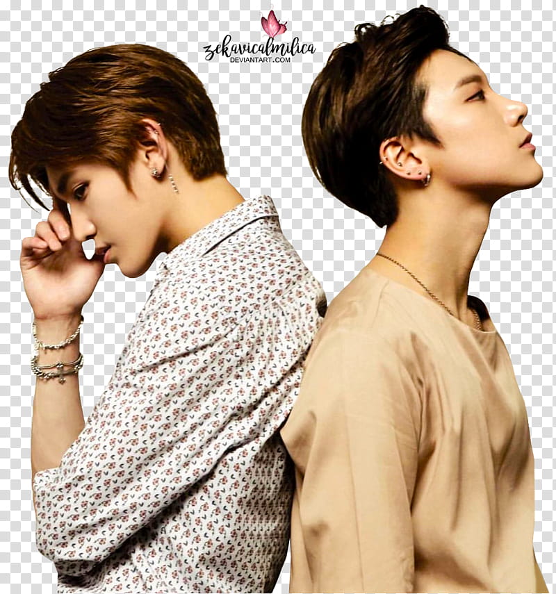 NCT Taeten SUDSAPDA, two NCT members transparent background PNG clipart