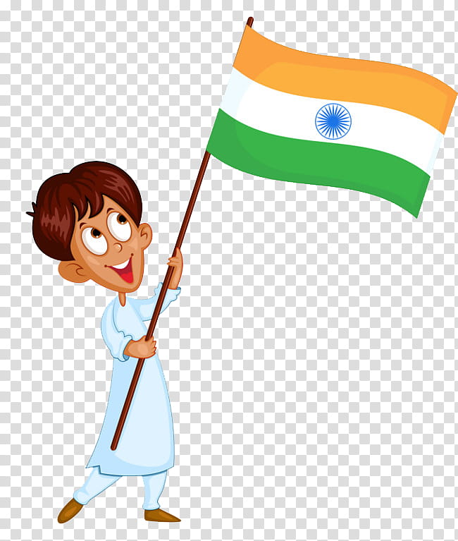 India Independence Day Indian Flag, India Republic Day, India Flag, Patriotic, Flag Of India, Indian Independence Movement, Indian Independence Day, Cartoon transparent background PNG clipart