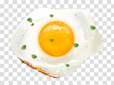 Food, fried egg transparent background PNG clipart