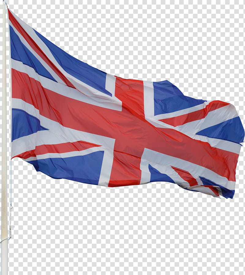 London, waving United Kingdom flag transparent background PNG clipart
