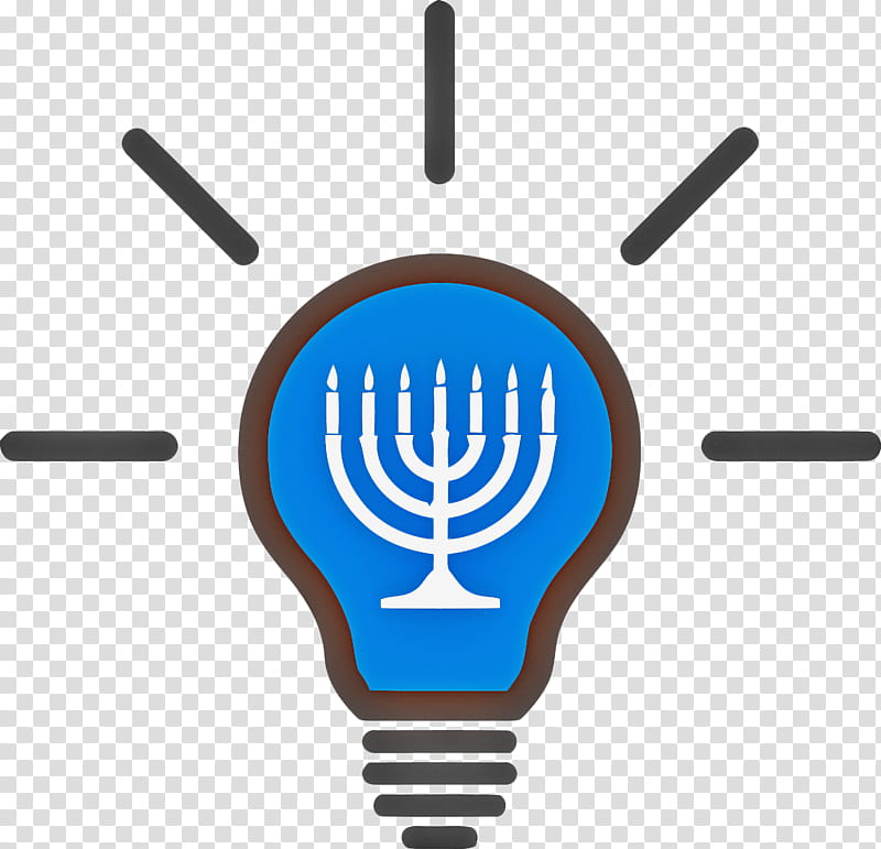 Happy Hanukkah Hanukkah, Menorah, Blue, Hand, Finger, Electric Blue, Technology, Line transparent background PNG clipart