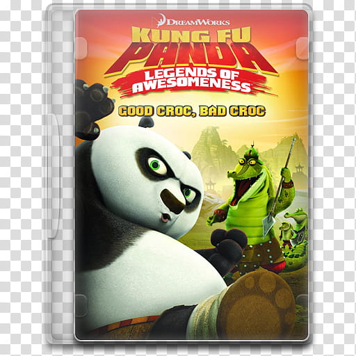 TV Show Icon , Kung Fu Panda, Legends of Awesomeness, Kung Fu Panda Legend of Awesomeness DVD case transparent background PNG clipart