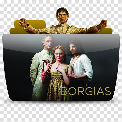 TV Folder Icons ColorFlow Set , The Borgias, The Borgias transparent background PNG clipart