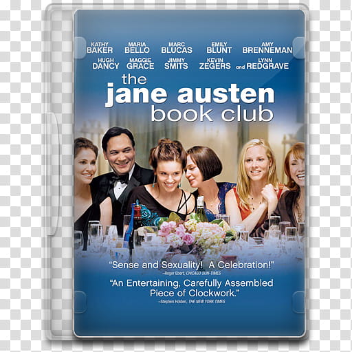 Movie Icon Mega , The Jane Austen Book Club, The Jane Austen book club DVD case transparent background PNG clipart