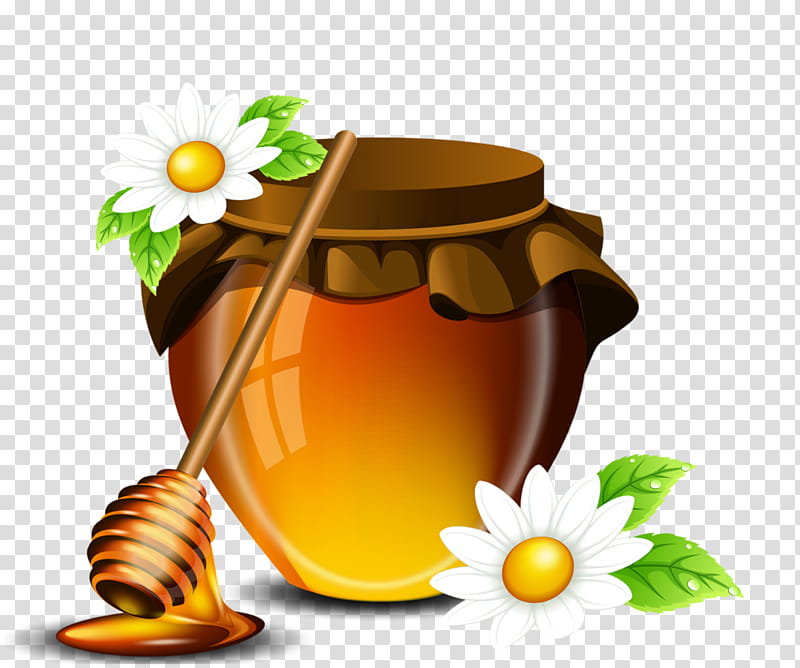 Bee, Honeycomb, Honey Bee, Vegetarian Cuisine, Food, Jar, Beehive, Drawing transparent background PNG clipart