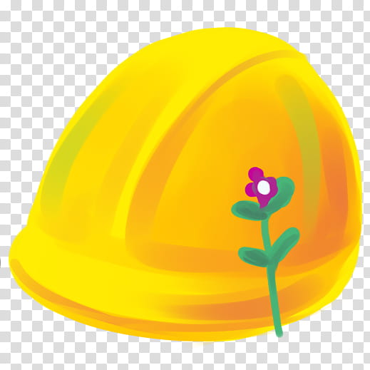 Gaia Icon set, Developer, yellow hard hat illustration transparent background PNG clipart