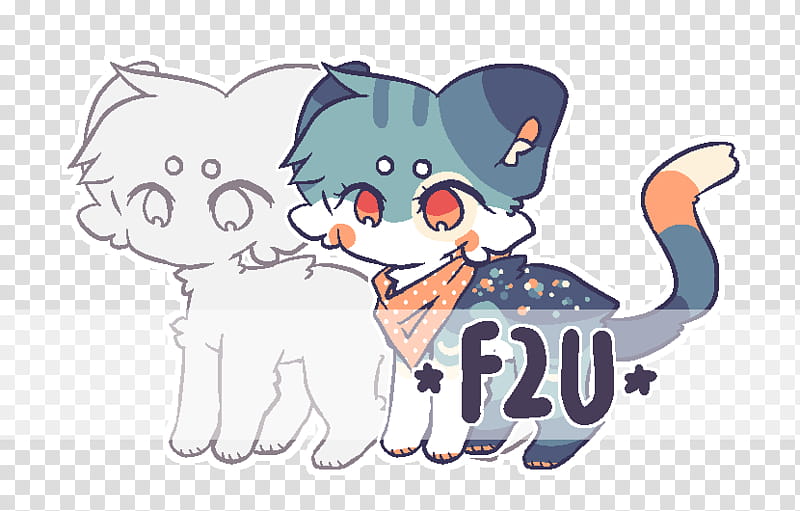fu customizable feral lineart, multicolored character screenshot transparent background PNG clipart