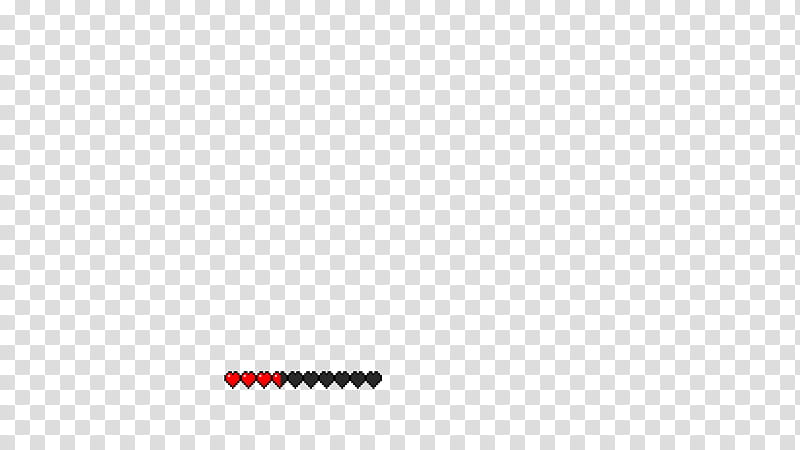 Minecraft Health Bar  hit points transparent background PNG clipart