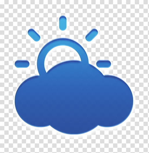 cloud icon sun icon, Blue, Azure, Logo, Electric Blue, Circle transparent background PNG clipart