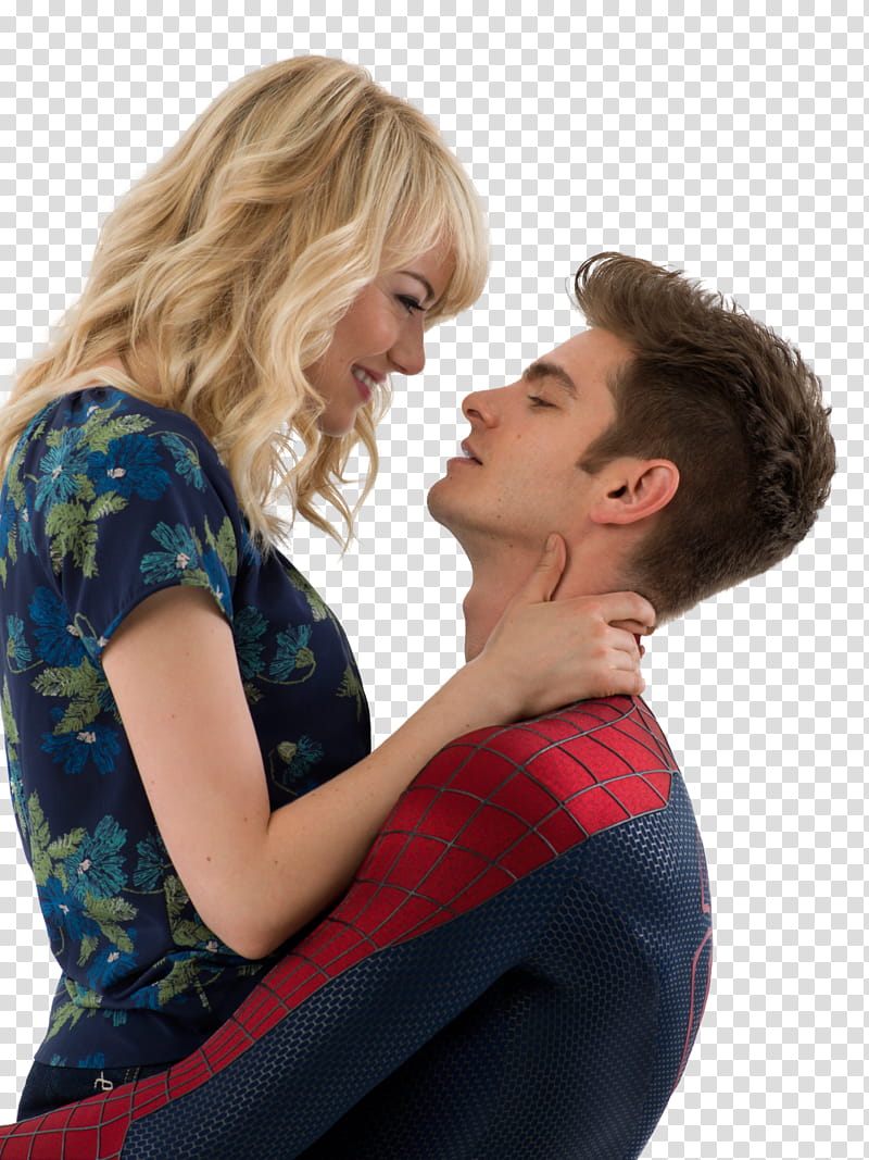 Andrew Garfield Emma Stone transparent background PNG clipart