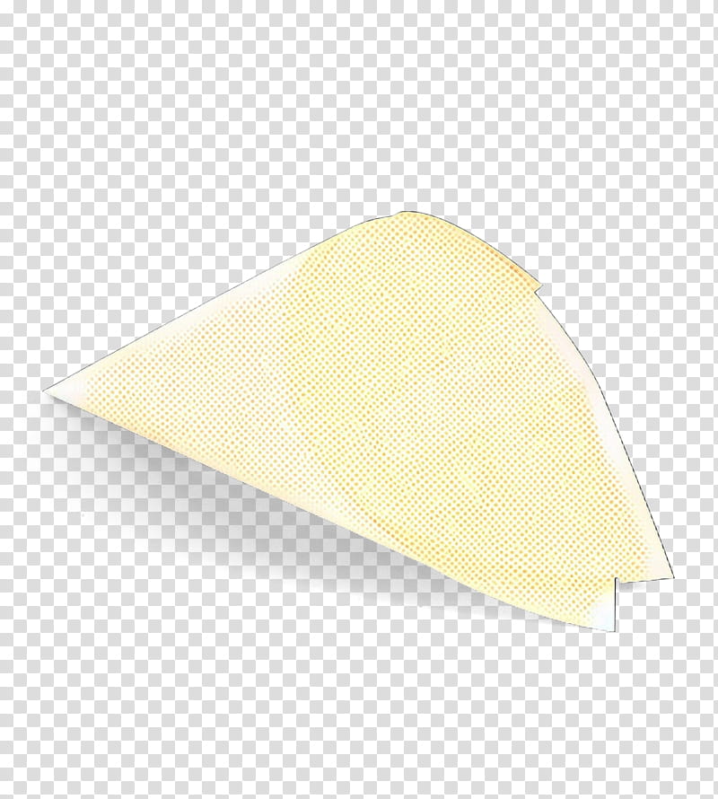 yellow cake decorating supply dairy triangle beige, Pop Art, Retro, Vintage, Paper transparent background PNG clipart