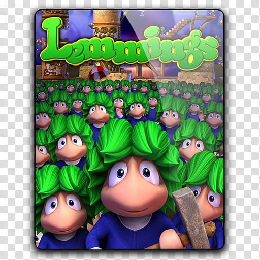 Game Icons , Lemmings_v, Lemmings transparent background PNG clipart