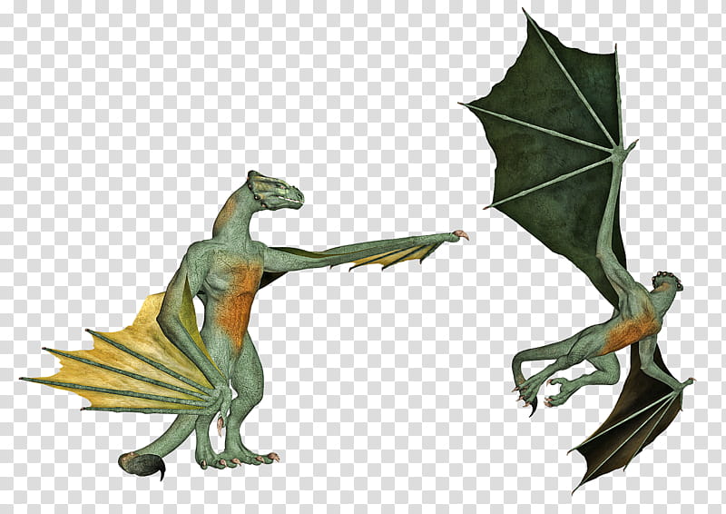 Dragon , green mythical creature transparent background PNG clipart