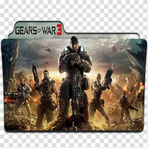 Gears of Wars  icon, Gears of Wars  transparent background PNG clipart