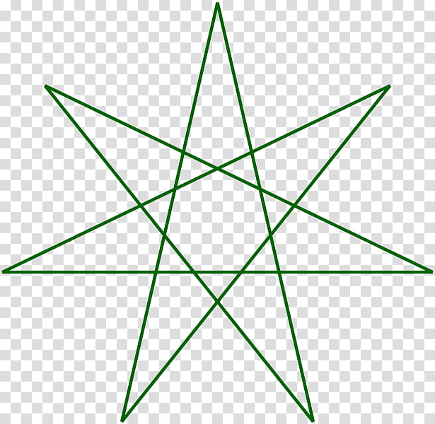 Geometric Shape, Heptagram, Star Polygon, Symbol, Heptagon, Otherkin, Magic, Line transparent background PNG clipart