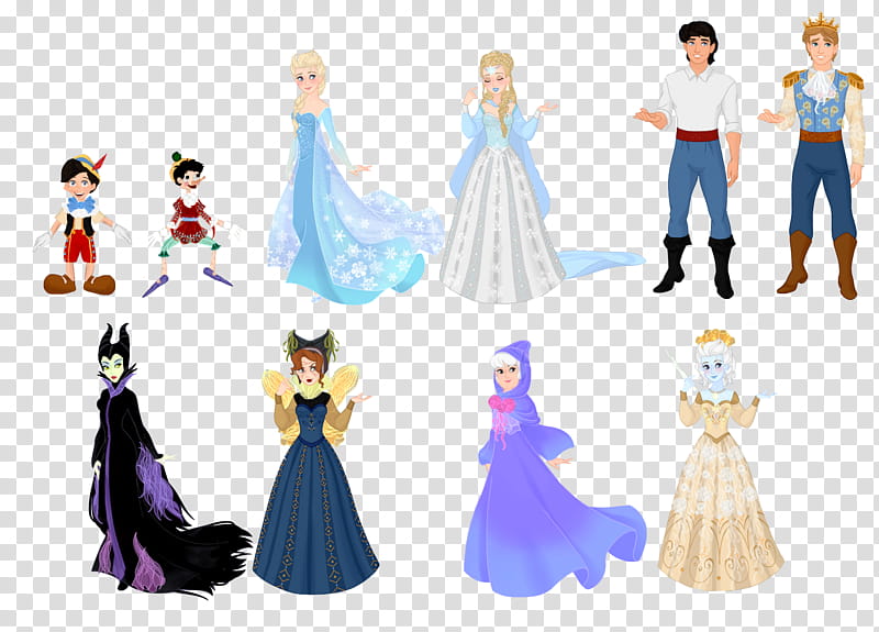 Disney Characters vs Fairytale Characters III transparent background PNG clipart