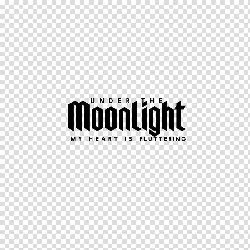 text textures, under the moonlight text transparent background PNG clipart