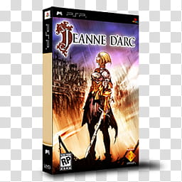 PSP Games Boxed  , Jeanne D'Arc transparent background PNG clipart
