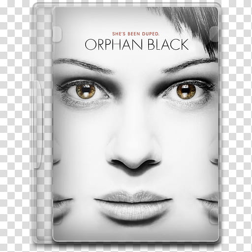 TV Show Icon , Orphan Black, Orphan Black DVD case transparent background PNG clipart
