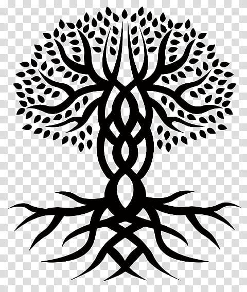 tree of life celtic knot background