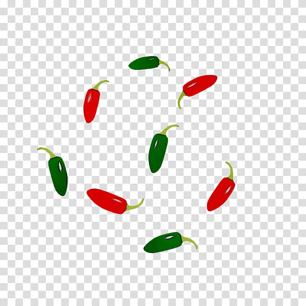 chili pepper green bell peppers and chili peppers tabasco pepper malagueta pepper, Watercolor, Paint, Wet Ink, Plant, Leaf, Cherry, Fruit transparent background PNG clipart