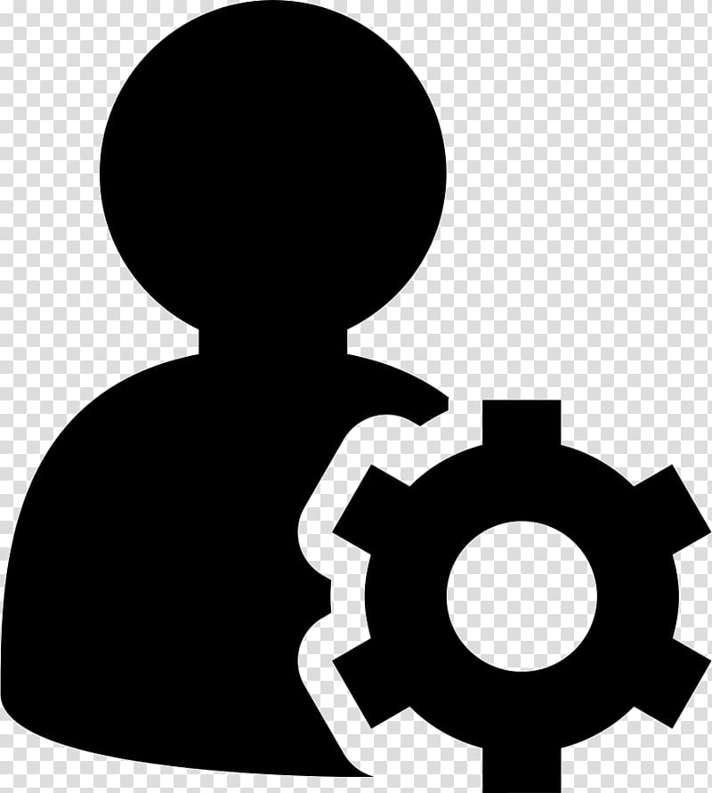 Circle, System Administrator, User, Symbol, Desktop Environment, Button, Blackandwhite transparent background PNG clipart