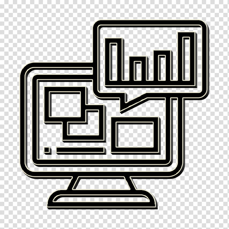 Analysis icon Data icon Business Analytics icon, Text, Line, Logo, Computer Monitor Accessory, Coloring Book transparent background PNG clipart