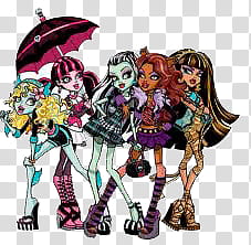 Monster High, Bratz illustration transparent background PNG clipart