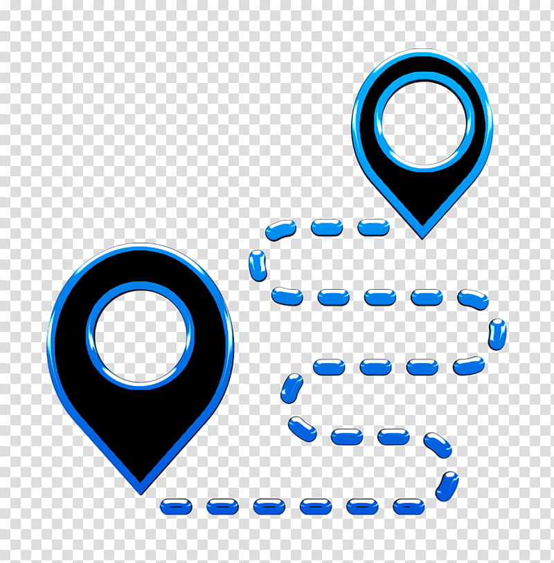 Gps icon Essential Compilation icon Route icon, Symbol, Circle transparent background PNG clipart