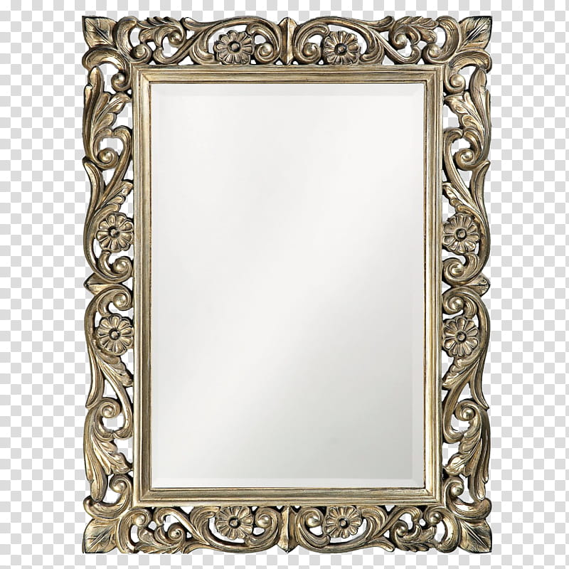 M I R R O R S, gray-colored frame transparent background PNG clipart