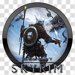 Skyrim Icon , Skyrim, The Elder Scrolls V Skyrim icon transparent background PNG clipart