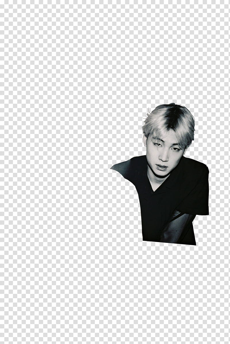 JB Im Jaebum, grayscale of man transparent background PNG clipart