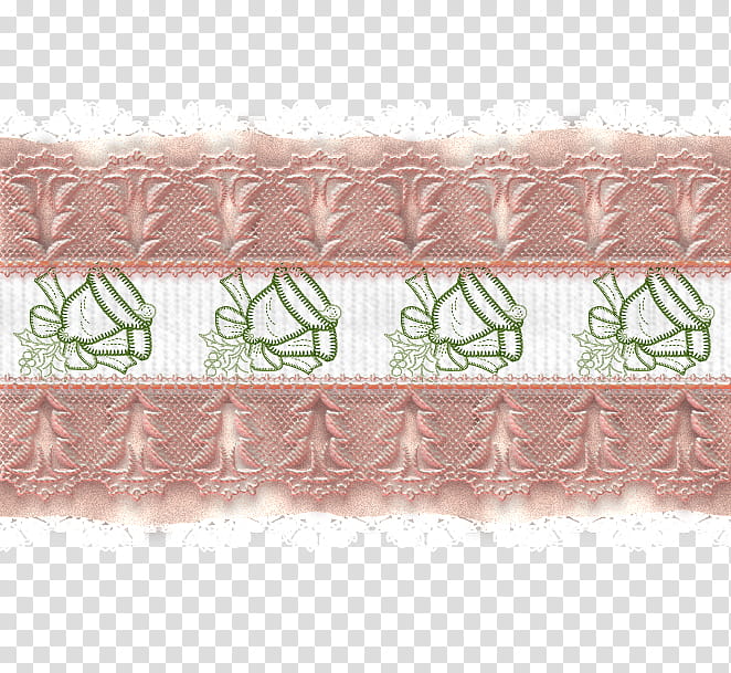 Christmas ribbons, brown and green bell lace transparent background PNG clipart