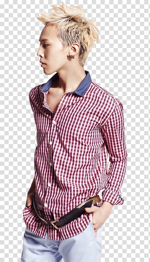 Gdragon, man standing while looking to his right side while putting her hands in pockets transparent background PNG clipart