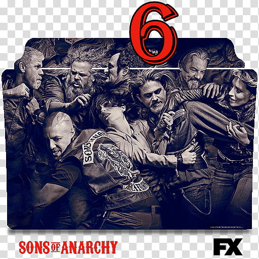 Sons of Anarchy series and season folder icons, Sons of Anarchy S ( transparent background PNG clipart