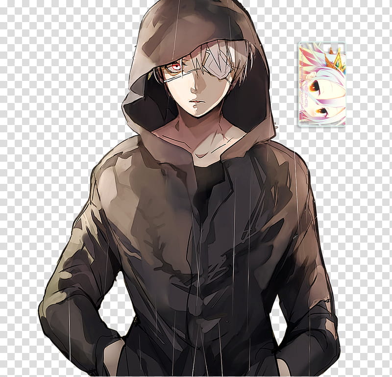 Kaneki Ken (Tokyo Ghoul) Render, boy anime character transparent background PNG clipart