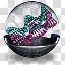 Sphere   , DNA illustration transparent background PNG clipart