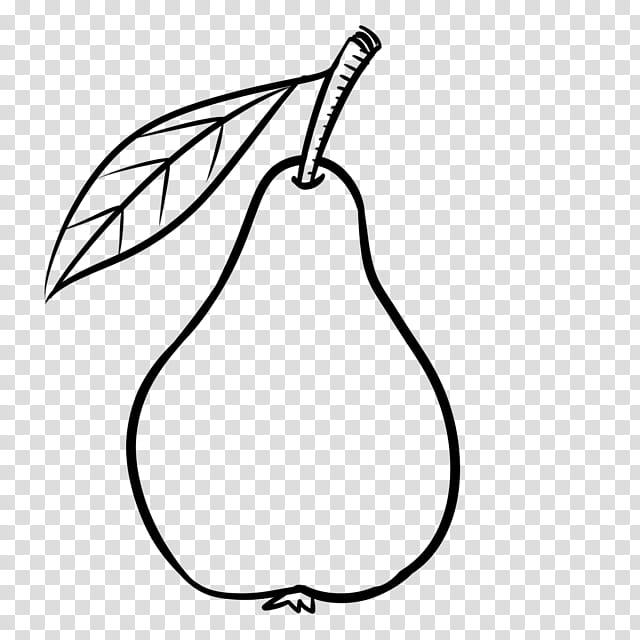 Tree Drawing, Coloring Book, Pear, Fruit, Page, Cartoon, Food, Leaf transparent background PNG clipart